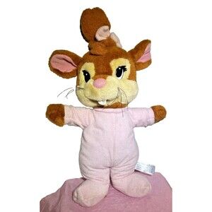 Vintage An American Tail Yasha Plush Pink Pjs 22" Toy Network Fievel Goes West